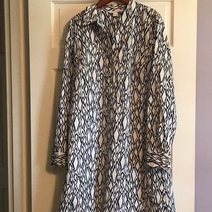 Diane VonFurstenberg long sleeve dress. Size 14